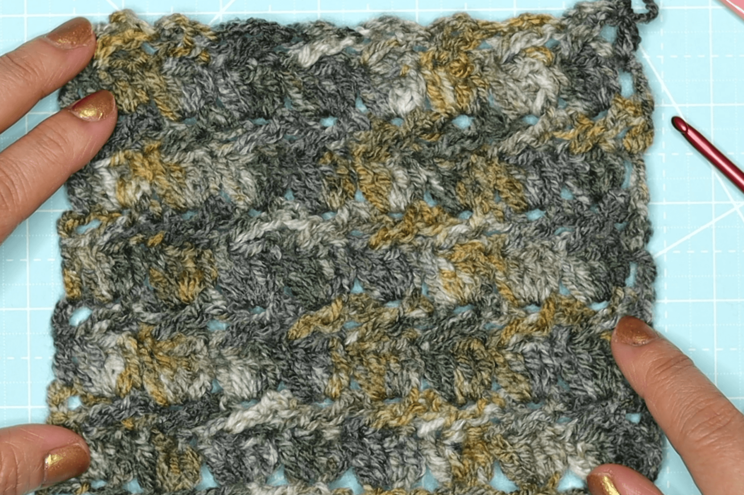 How to crochet the Cabbage stitch (step-by-step tutorial)