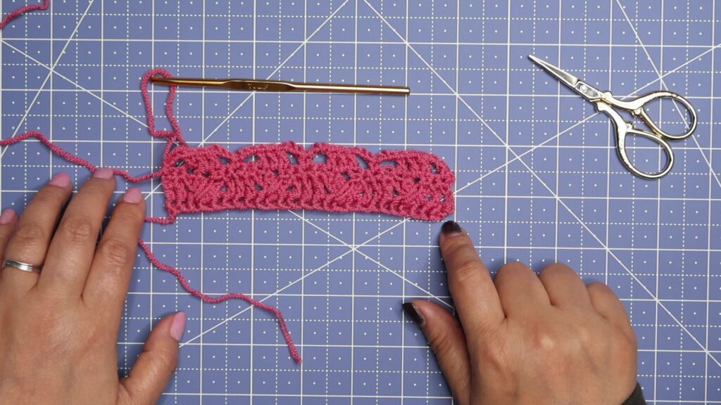 Cob cottage stitch row 4