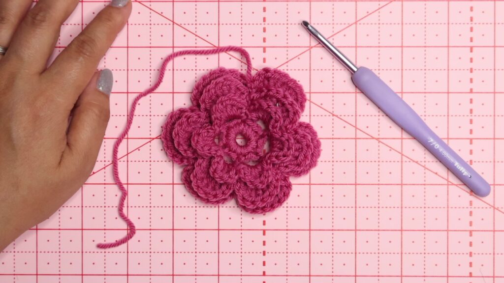 Rose motif round 7